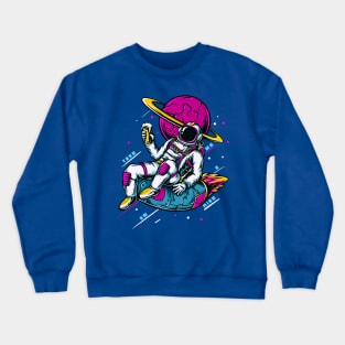 Take Me On A Ride Astronaut Tee! Crewneck Sweatshirt